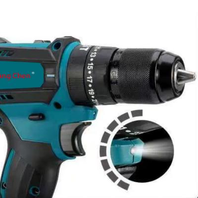 China Household Guang Chen 20V 2.0Ah 2 Speed ​​Mini Impact Drill Battery Cordless Driver Drill Machine Electric Tool for sale