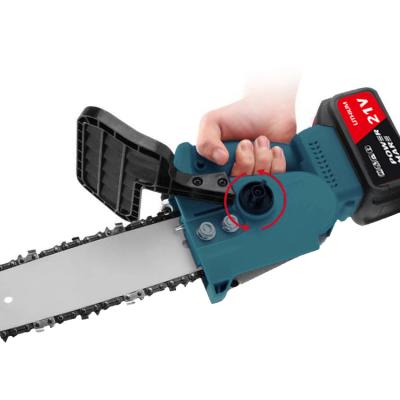 China Single Cylinder Guang Chen Light Electric Chainsaw Lithium Battery Rechargeable Single Hand Saw for sale