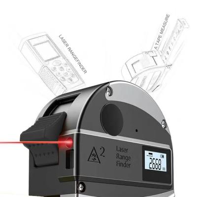 China GUANG CHEN Customized Good Quality Storage Lcd Show OEM Laser Tool Digital Tape Measure Tape for sale