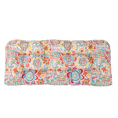 China Waterproof Jacquard Printing Bench Cushion Sofa Sofa Living Room Custom Indoor Outdoor Cushion for sale