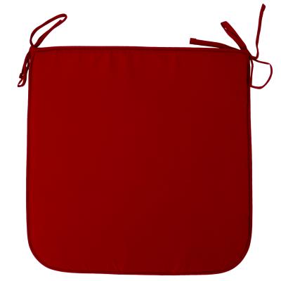 China Waterproof red soft square massage floor sofa cushion outdoor protection for chair for sale