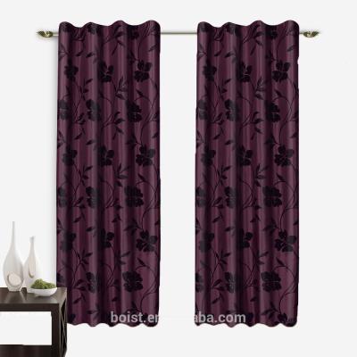 China Blackout Luxury Home Textiles Fashion Jacquard Blackout International Window Curtain for sale