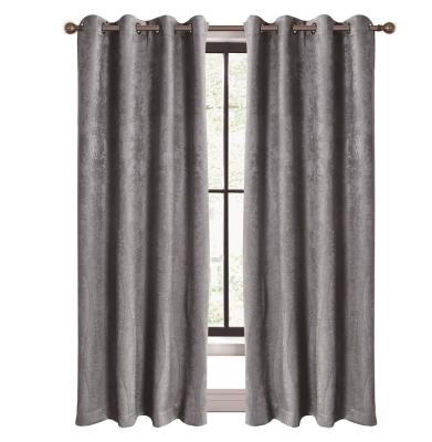 China Blackout Factory Wholesale Custom Polyester Curtain Jacquard Fabric Blackout Embossed Shower Curtains Cortina For The Living Room Curtains for sale