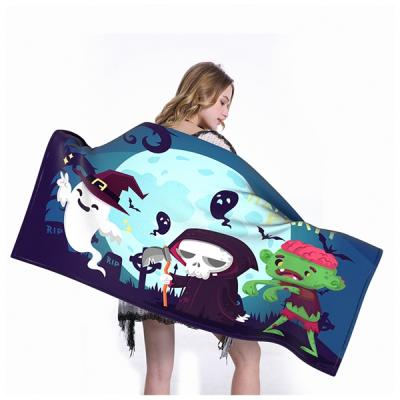 China Various Promotional Custom Copy QUICK DRY Logo Design Double Side Towels Beach Towel for sale