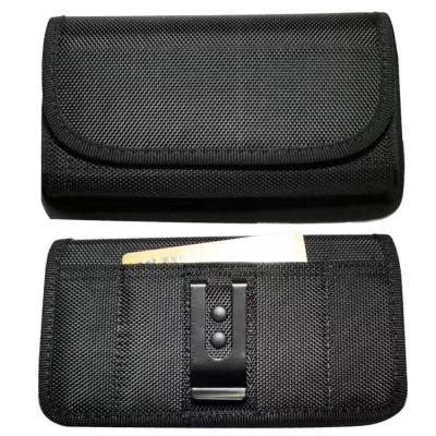 China Protect Cell Phone Factory Supply Universal Nylon Pouch Leather Case With Holster Belt Clip For Samsung Galaxy S10/S9/S8 for sale