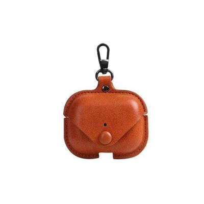 China PU Protective Leather Wireless Earphone Top Charging Case For Air Pods Case La Pro for sale