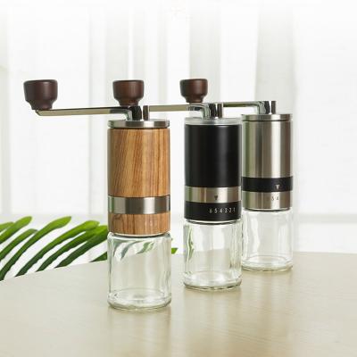 China Who respects the environment. Fast-shipping OEM ODM Easy Glass Ceramic Stainless Steel Burrs Manual Coffee Grinder for sale