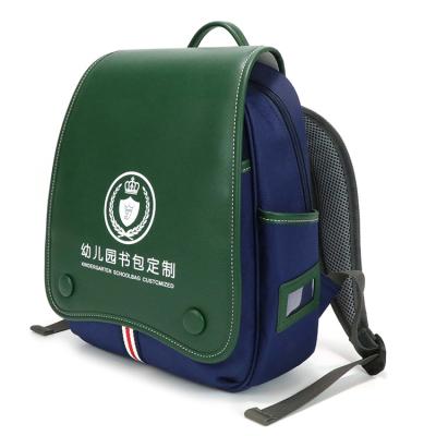 China PU Student Backpack Schoolbag Trolley Bags For Kids School Bags With Wheels Trolley for sale