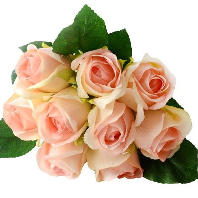 China China Artificial Flower Wholesale Exclusively Handcrafted Artificial Flowers Wedding Rose Artificial Flower for sale