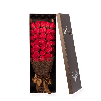 China Modern Valentine's Day Exclusively Handcrafted Rose Gift Box Factory Customized Romantic Simplicity for sale