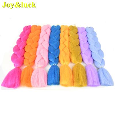 China Premium Sytnehtic Fiber Elephant Braids Wholesale Price Ombre Colors Hair For Women 24inches Long Twist Braids Synthetic Braiding Hair Extentions for sale