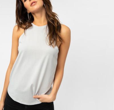 China New Arrival QUICK DRY 100% Polyester O-Neck Tank Top Women Tank Top Sleeveless T-Shirt for sale