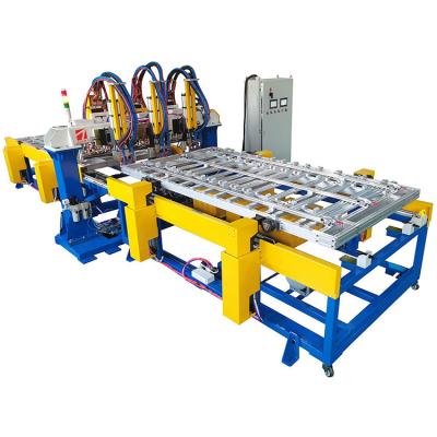 China Easy Operation Customized Multi Point Gantry Galvanized Plate Spot Welder Automatic Welding Machine For Sheet Metal Cabinets Steel Pallet for sale