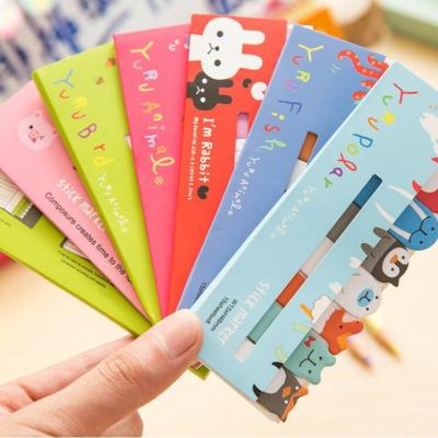 China Mini Animal School Stationery Self Adhesive Sticky Notes Office Note Paper Stickers School Supplies for sale