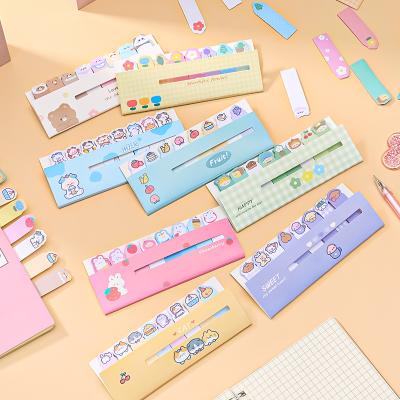 China Mini Cartoon Animal School Stationery Self Adhesive Sticky Notes Office Note Paper Stickers School Supplies for sale