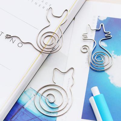 China art & Cartoon Paper Shape Metal Marker Clip Stationery School Supplies Collectable Animal Student Teacher Supplies for sale