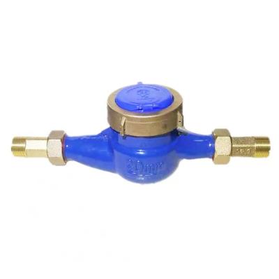 China Domestic Cold Iron Brass Meter Water Single / Spray Water Meter Multi Calibrations for sale