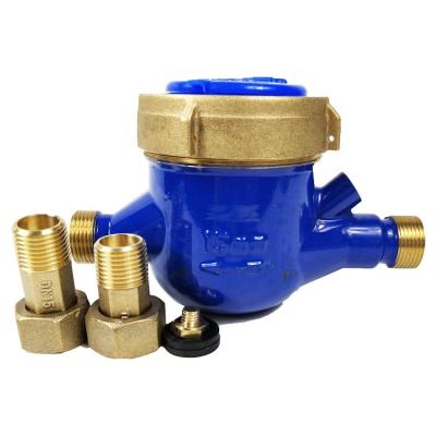 China Class B Jet High Performance Multi Dry Rotary Piston Faucet Brass Water Meter for sale