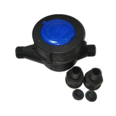 China Rotary Piston Nylon Plastic Water Meter Cold And Hot Class B Plastic Water Meter Body for sale