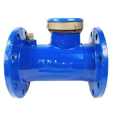 China Measure the speed and flow of large-caliber water meter 6 inch horizontal screw-wing hydraulics water meter for sale