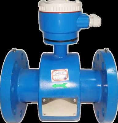 China Gauge Liquids DN50 Conventional Sewage Flowmeter Sensor Slot Electromagnetic Flowmeter for sale