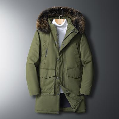 China High Quality Popular Winter Overcoat Breathable Custom Made Bomber Long For Men's Down Jackets Warm Parka for sale