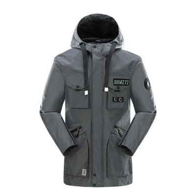 China Sustainable China Made Mens Hoodie Polyester Outdoor Jacket Winter Fashion Light Jackets for sale