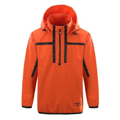 China New Design Killwinner Technology Wear Waterproof Spring And Autumn Orange Couple Tops Waterproof Men Outdoor Jackets for sale