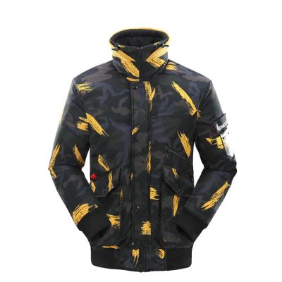 China 2020 Sustainable Fashion Men's Printing Custom Jacket Camouflage Outdoor Jacket for sale