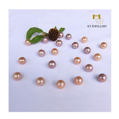 China Popular Natural Round Loose Pearl 8.5-9.5Mm Color Freshwater Pearl for sale