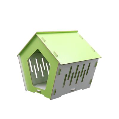 China 2018 Sustainable New Designed MDF Cat House Wooden Indoor Cat Bed In Good Quality for sale