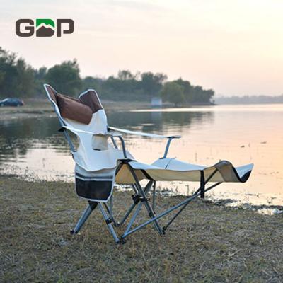 China Modern Outdoor Folding Lounge Chair Beach Camping Portable Fishing Manager Lunch Rest Backrest Stool for sale