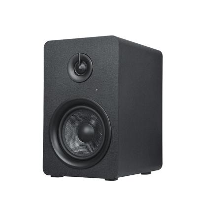 China ODM 100W High Quality Wooden HOME THEATER OEM 5 Inch Woofer Bass XLR TRS Home Lab DJ Audio Professional Powered Active Studio Monitor Speaker for sale