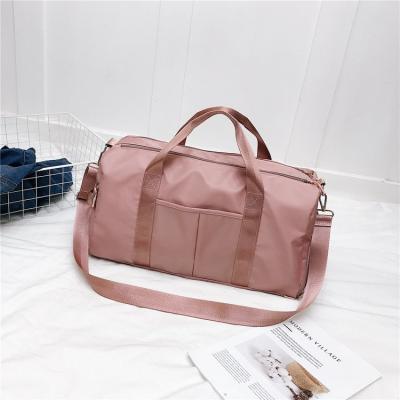 China Messenger Women Men Gym Bags Large CapacityFolding Yoga Fitness Training Bag Swimming Wet Dry Separation Portable Travel Bag for sale