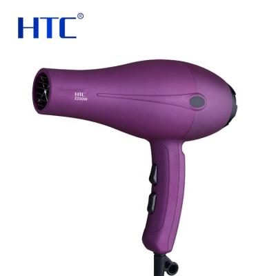 China HTC EF-2023 New Patent Ionic Model Battery Hair Dryer Stand Professional Salon With Stock Ready To Ship for sale