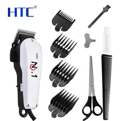 China HTC CT-201 Professional Hotel Clipper Kit Barber Best Quality Hair Trimmers Palm Held Clippers 1 for sale