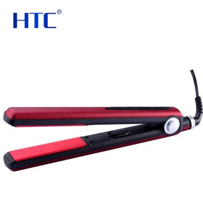 China Best htc RED hair iron htc hair straightener curler JK-6003 for sale