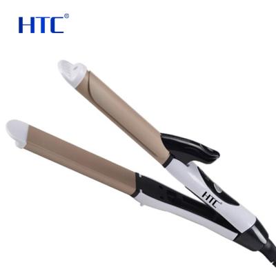 China Performance Diversification HTC 2 in 1 Hair Straightener and Curler JK-7011 for sale