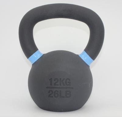 China High Quality Powder Style Cast Iron Coat Kettlebell Hard Cast Kettlebell for sale