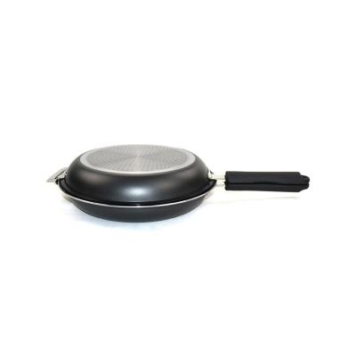 China Durable Aluminum Non-Stick Double Handle Frying Pan Frying Pan Frying Pan Pie Pans for sale