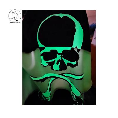 China Strong elasticity. Soft touch. YunShang Washable Phosphor Glow Transfer Paper for T-shirts, Inkjet Glow in Dark Paper Luminous A4 Type for sale