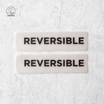 China YunShanag Viable Fashion Free Design Apparel Labels Custom Private Logo Neck Woven Clothes Tags Labels For Clothing Apparel for sale