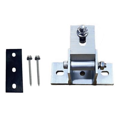 China Garden Aluminum solar brackets clamp for solar panel roof mounting system for sale