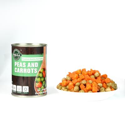 中国 Canned 400g canned peas and carrot sale in Luanda, Angola 販売のため