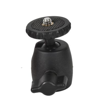 Chine Mini Ball Head Tripod Mount avec la vis de 1/4 pouce rotation de 360 degrés à vendre