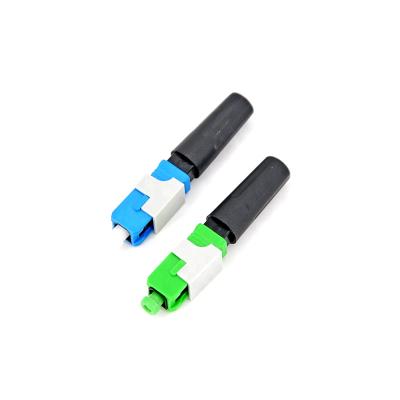 China Indoor or outdoor FTTH fiber optic fast embedded fast ftth sc/upc APC field assembly connector FTTH fiber optic fast connector for sale