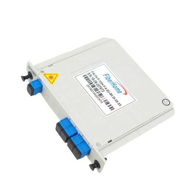 China SC APC UPC 1X4 1X8 1X16 1X32 1X64 box type ftth PLC insert FTTH cassette type splitter for sale