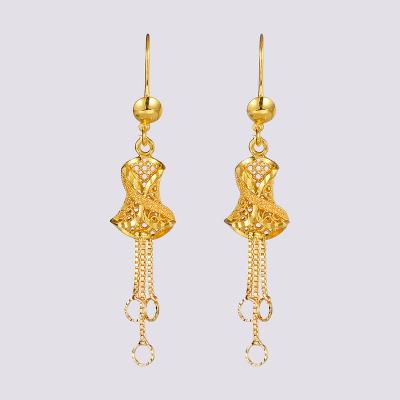 China Office/career gold plated earrings for sale