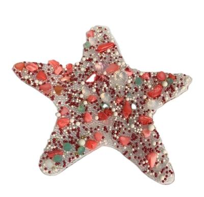 China Mixed Stones Star Hotfix Rhinestone Garment Pattern Applique Easy Cut Easily Transferred for sale