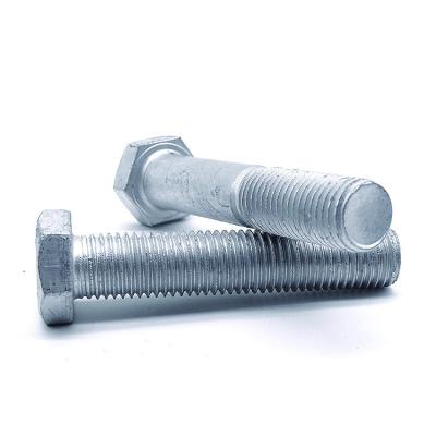 China Flat Bolts And Nuts Hot Galvanized Hot Dip Galvanized Screws for sale